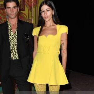 VERSACE Iconic Dress – Anna Dello Russo Gilda Ambrosiio 40 IT/S NWT Runway